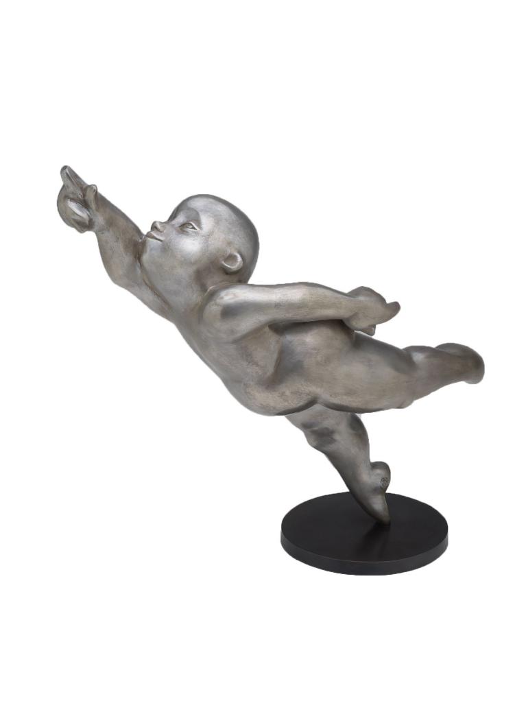 Superman  bronze patiné 70 cm