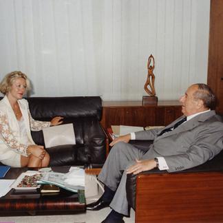 avec Mr le Ministre Michel Eddé, ministre de la culture du Liban