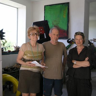 avec Jacky Coville et son épouse